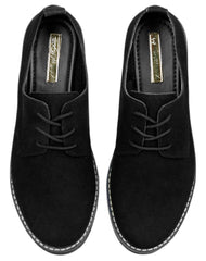 Zapato Mujer Oxford Vestir Piso Negro Caramel 06203505