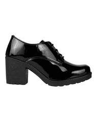 Botin Mujer Casual Tacon Negro Stfashion 18204105