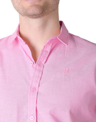Camisa Hombre Casual Slim Rosa Stfashion 50505023