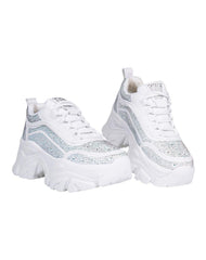 Tenis Mujer Casual Plataforma Blanco Daddy 13304103