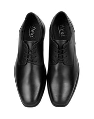 Zapato Hombre Oxford Vestir Negro Piel Flexi 02504086