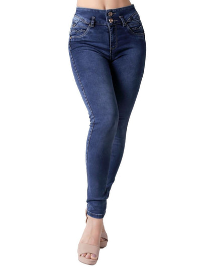 Jeans Mujer Moda Skinny Azul Fergino 52905009