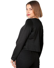 Saco Mujer Formal Blazer Negro Soviet 79300192