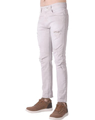 Jeans Hombre Moda Skinny Beige Hippie & Rock 71805202