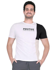 Playera Hombre Moda Camiseta Blanco Aditivo 55205236