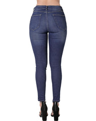 Jeans Mujer Moda Skinny Azul Stfashion 63104609