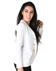 Saco Mujer Formal Blazer Blanco Stfashion 79304226