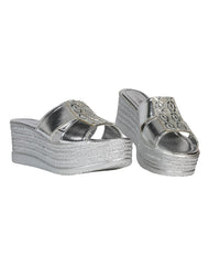 Sandalia Mujer Casual Plata Stfashion 04204209