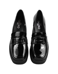 Zapatilla Mujer Tacon Negro Capa De Ozono 06004221