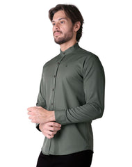 Camisa Hombre Casual Slim Verde Stfashion 50505202