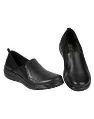 Zapato Casual Piso Mujer Negro Piel Flexi 02503806
