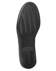 Zapato Mujer Confort Cuña Negro Piel Flexi 02501713