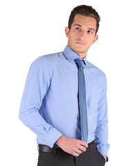 Camisa Hombre Vestir Regular Azul Aristos 56100024