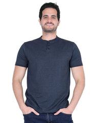 Playera Hombre Moda Camiseta Azul Stfashion 61705405