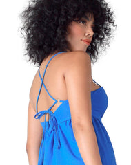 Vestido Mujer Casual Azul Stfashion 64104823