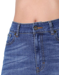 Jeans Mujer Moda Recto Azul Stfashion 63104608
