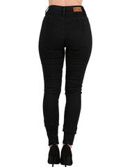 Jeans Mujer Básico Skinny Negro Oggi 59104030