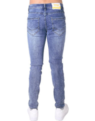 Jeans Hombre Moda Skinny Azul American Fly 51405000