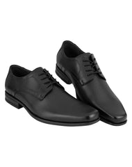 Zapato Hombre Oxford Vestir Negro Piel Flexi 02503942
