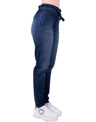 Jeans Mujer Moda Jogger Azul Oggi 59105224