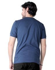 Playera Hombre Basico Camiseta Azul Stfashion 61705011