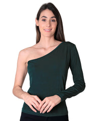 Playera Moda Camiseta Mujer Verde Stfashion 64104437