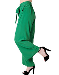 Pantalón Mujer Moda Recto Verde Stfashion 69704808