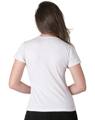 Playera Mujer Moda Camiseta Blanco Stfashion 69704630
