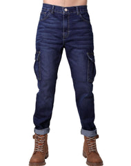Jeans Hombre Moda Slim Azul Stfashion 63105020