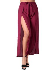 Pantalón Mujer Moda Recto Rojo Stfashion 72904651