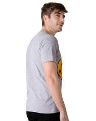 Playera Hombre Moda Camiseta Gris Smiley 58205022