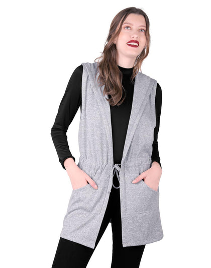 Chaleco Mujer Invernal Gris Stfashion 72605231