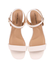 Sandalia Mujer Casual Tacon Crema Lady Paulina 02704201