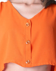 Blusa Mujer Naranja Stfashion 52404602