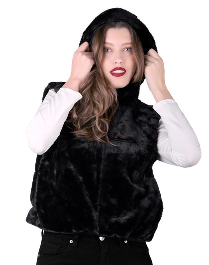 Chaleco Mujer Invernal Negro Stfashion 54404842