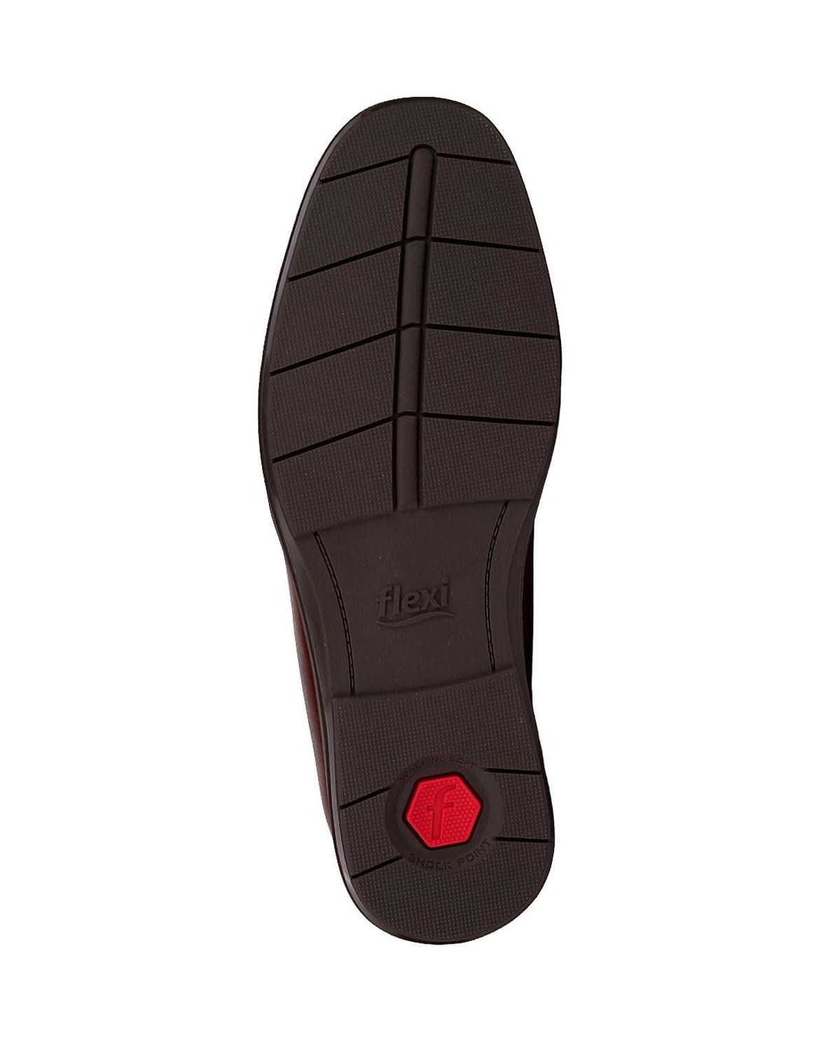 Zapato Hombre Oxford Vestir Café Piel Flexi 02504136