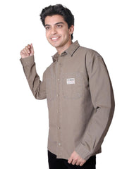 Camisa Hombre Casual Slim Beige Furor 62107052