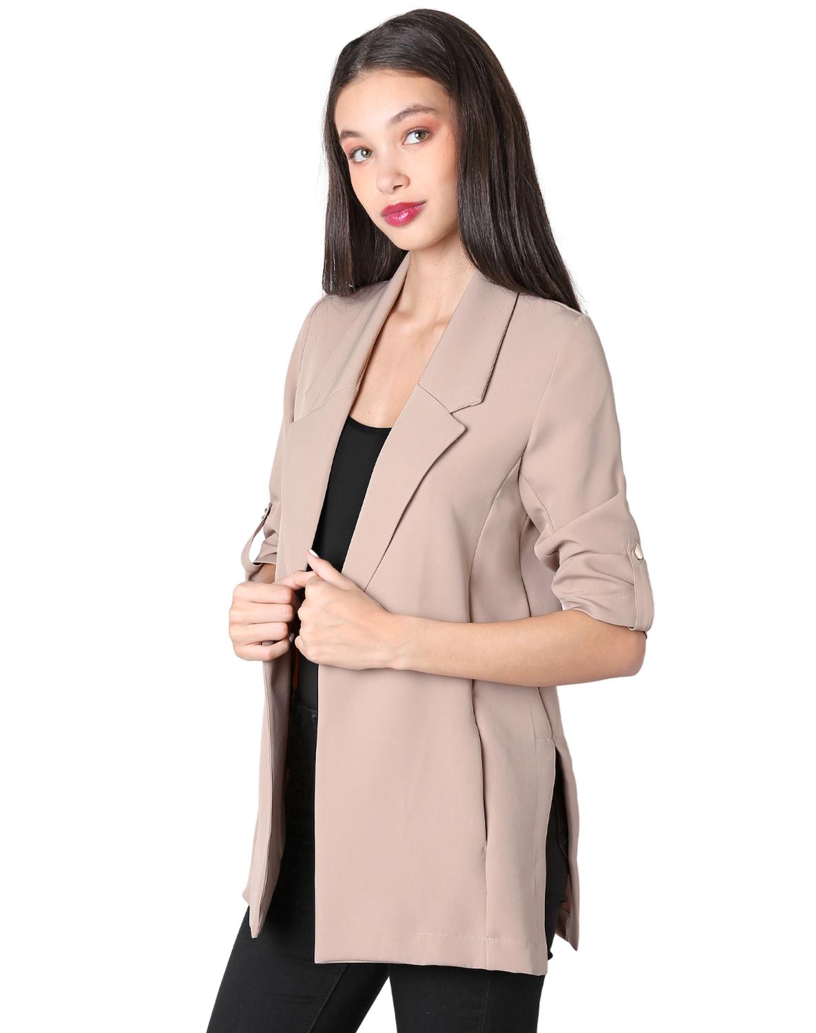 Saco Mujer Formal Blazer Beige Stfashion 79304635 – SALVAJE TENTACIÓN