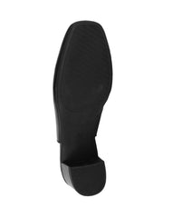 Zapatilla Mujer Tacon Negro Piel Flexi 02504232