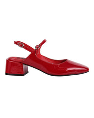 Zapatilla Mujer Formal Tacon Rojo Madison 05904107