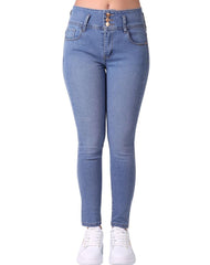 Jeans Mujer Basico Skinny Azul Stfashion 63105023