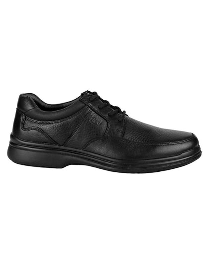 Zapato Casual Hombre Negro Piel Flexi 02503304