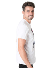 Playera Hombre Moda Camiseta Blanco Stfashion 73404606
