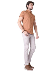 Jeans Hombre Moda Skinny Beige Hippie & Rock 71805202