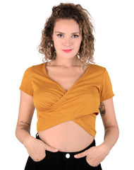 Blusa Juvenil Mujer Stfashion Amarillo 50004239 Spandex