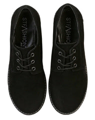 Zapato Moda Mujer Negro Tipo Nobuk Stfashion 04603703