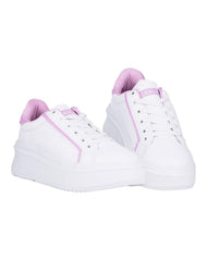 Tenis Mujer Casual Plataforma Blanco Hardbrast 11004103