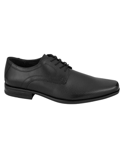 Zapato Hombre Oxford Vestir Negro Piel Flexi 02503942