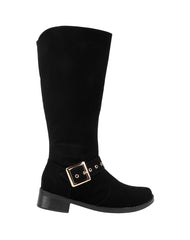 Bota Mujer Casual Tacon Negro Stfashion 00304301
