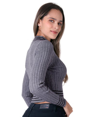 Sweater Mujer Gris Uk 56705245